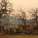 Paramount Ranch después del incendio.